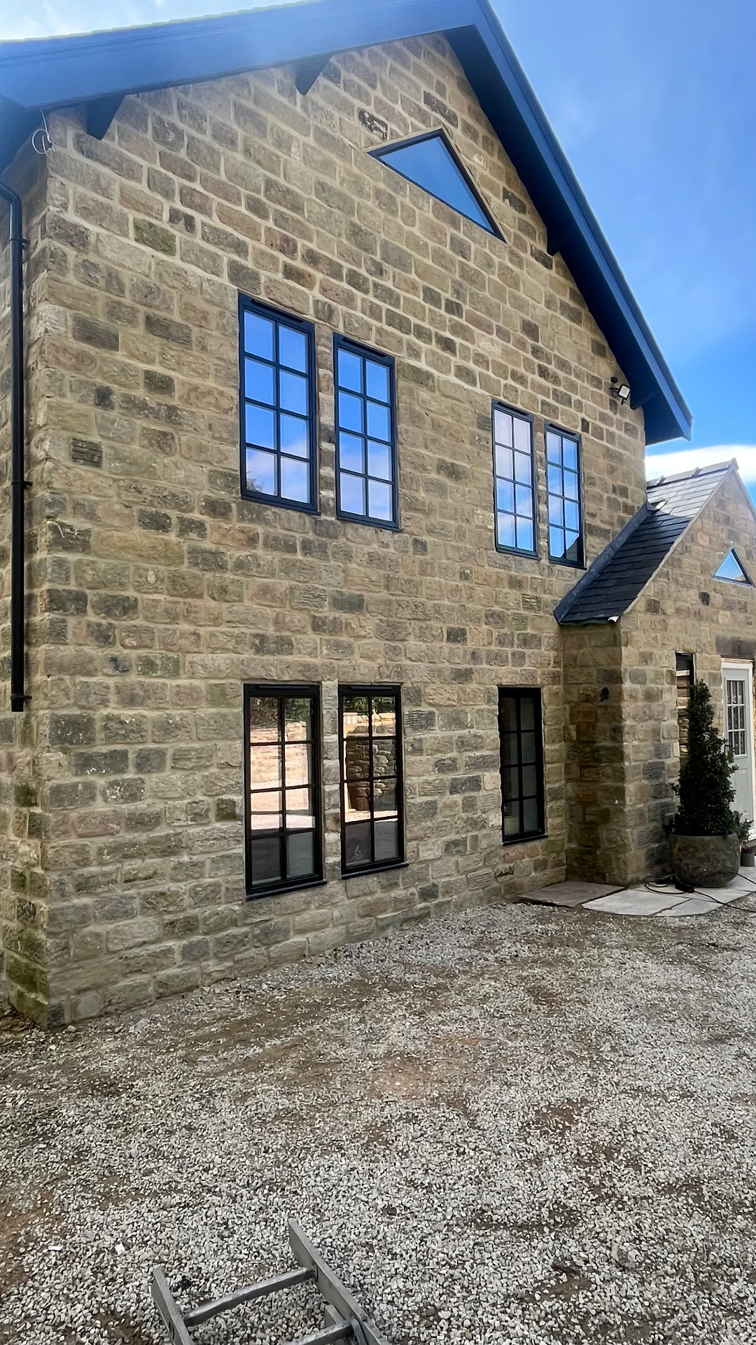 Triangular Gable Glazing and Heritage Casements, installed in West Yorkshire, 2025