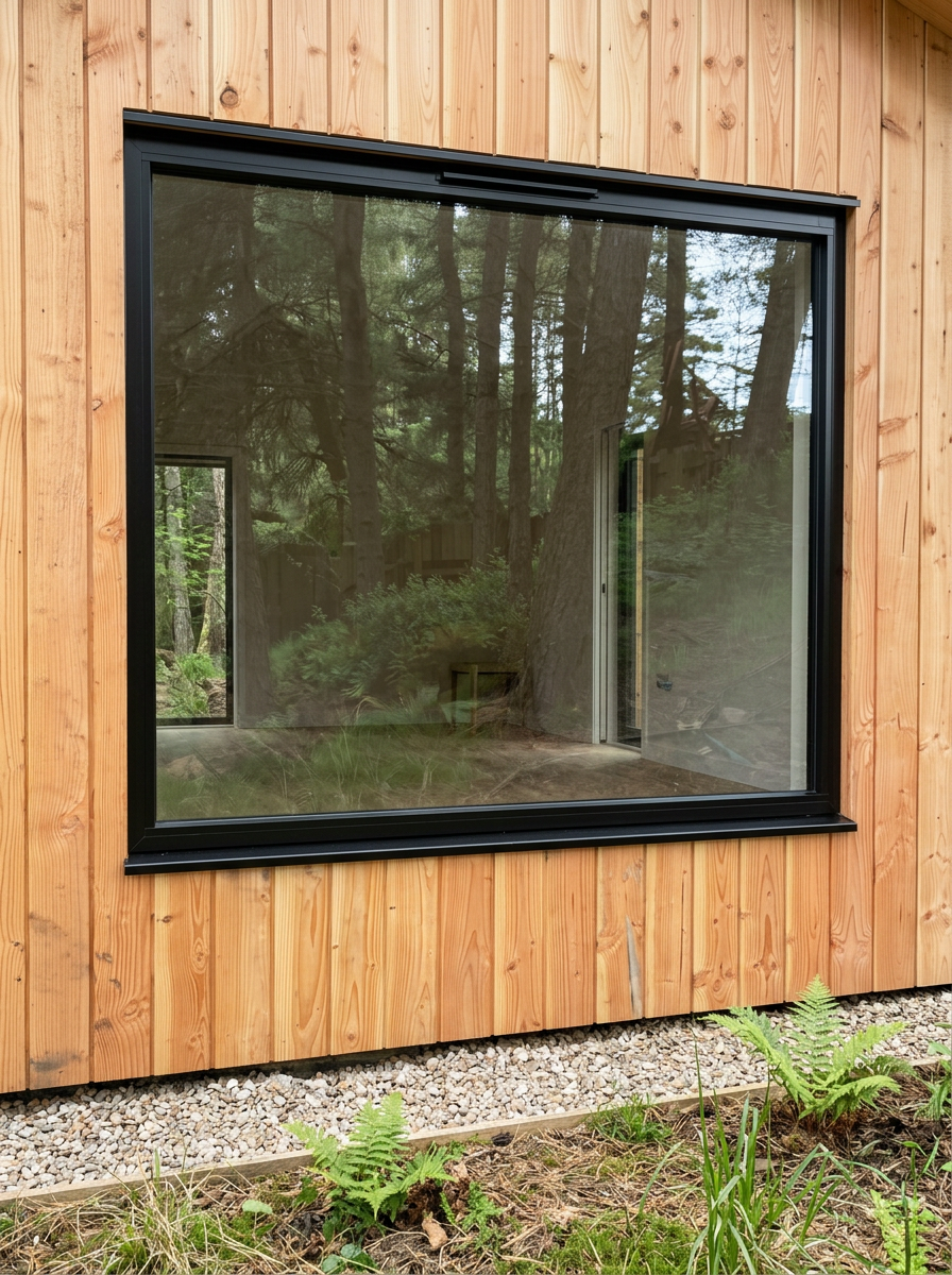 Alunet Aluminium Picture Windows, Eco Forest Lodges, installed in Ravenstonedale, 2026