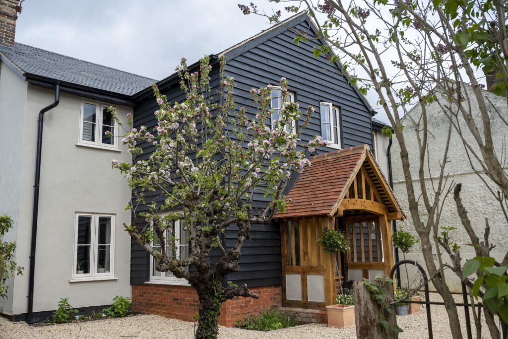 Residence 7 flush casements in Clotted Cream