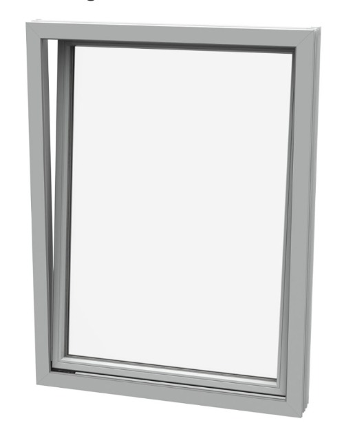 Tilt and turn opening function — tilts for background ventilation or opens inwards for cleaning — Nordic Aluclad Windows by Windows in the Lakes