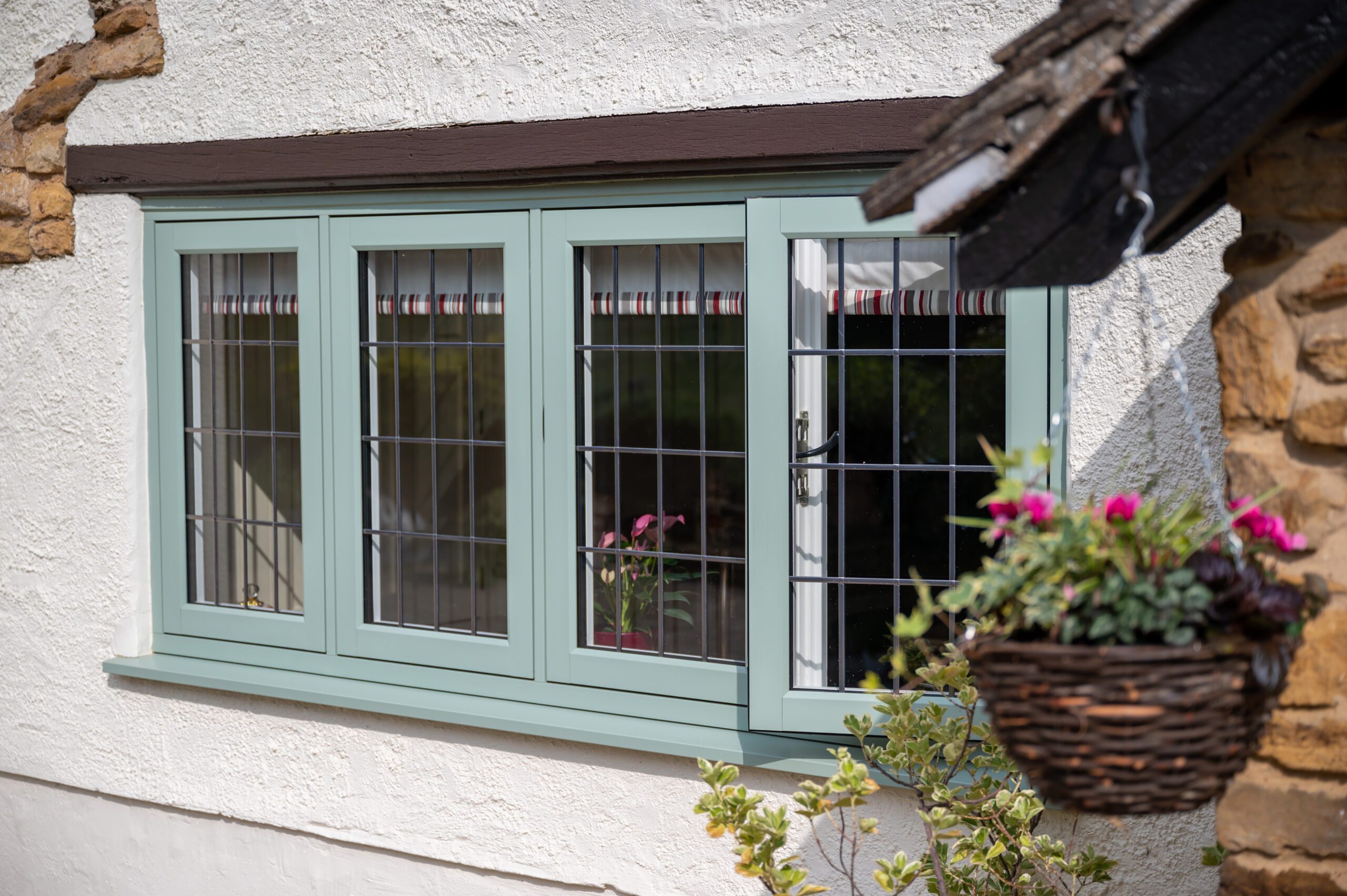 Residence 9 timber-alternative windows on a period elevation — Timber Look Windows by Windows in the Lakes