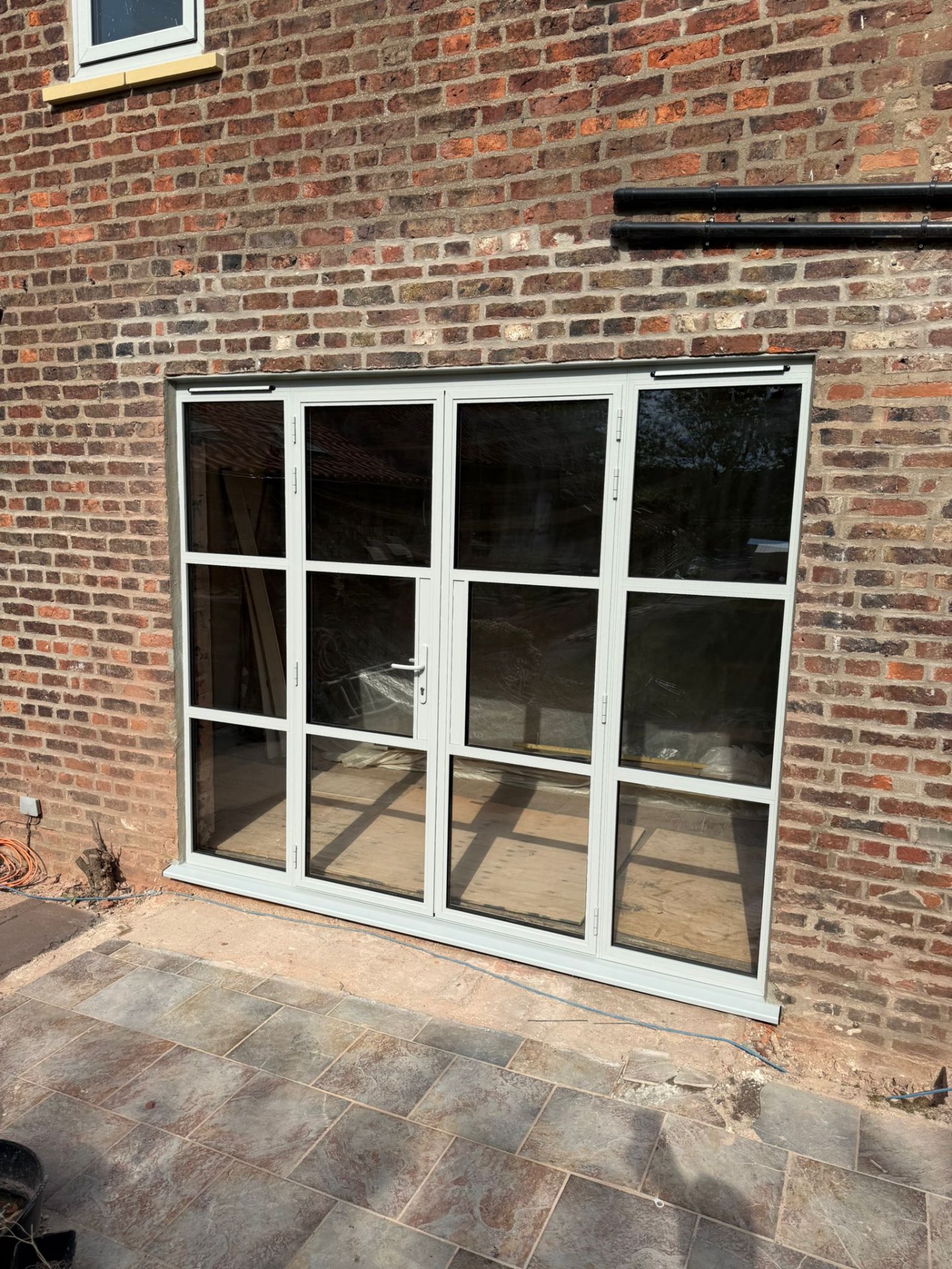 Heritage French Doors with Side Screens, installed in North West, May 2026
