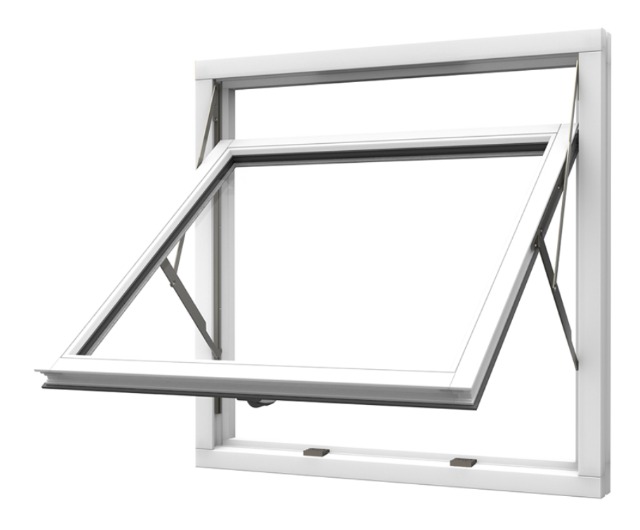 Fully reversible opening function — reverses on concealed hinges up to 170 degrees — Nordic Aluclad Windows by Windows in the Lakes