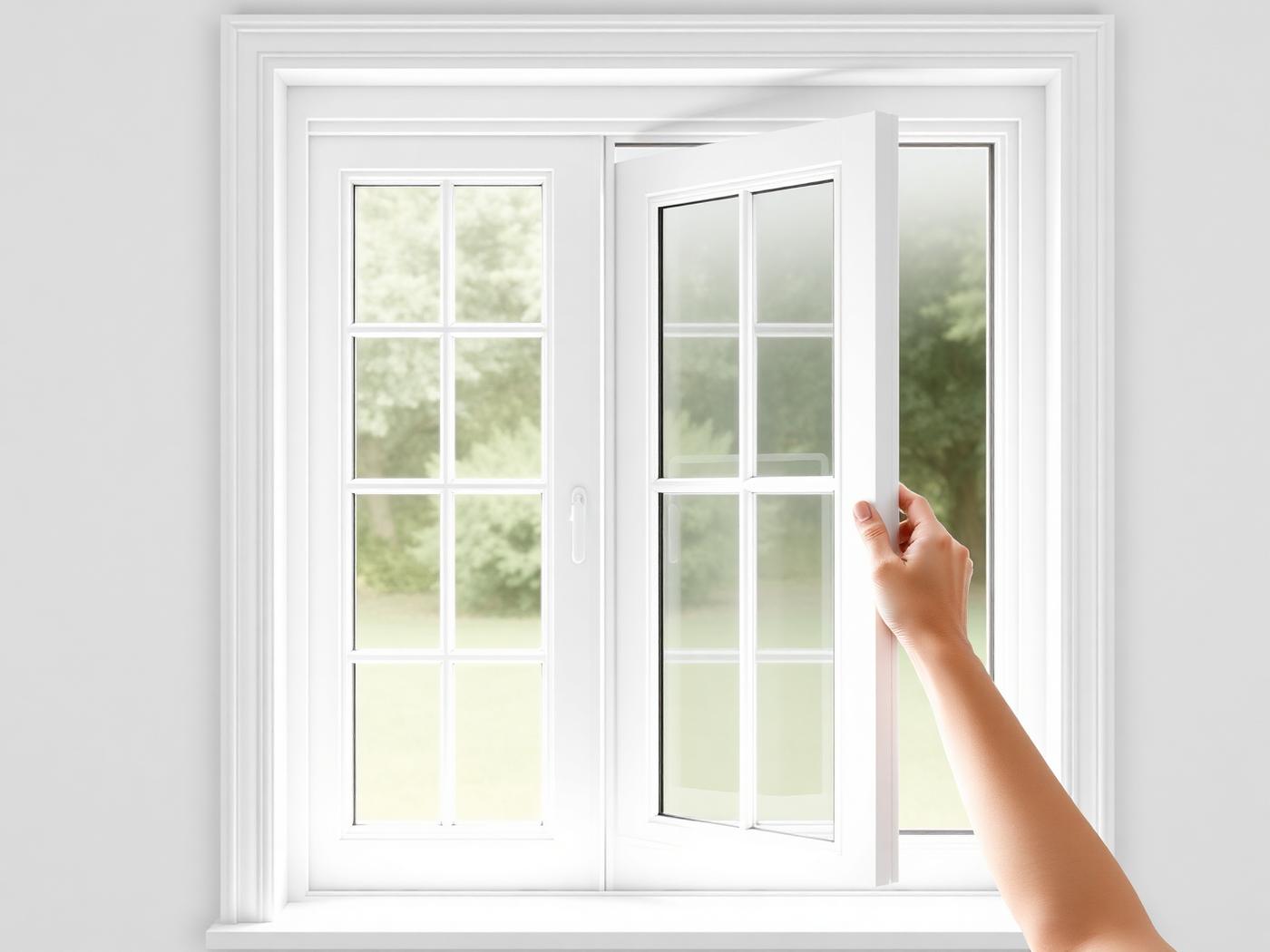 Tilt-In Sashes on a vertical sliding sash window