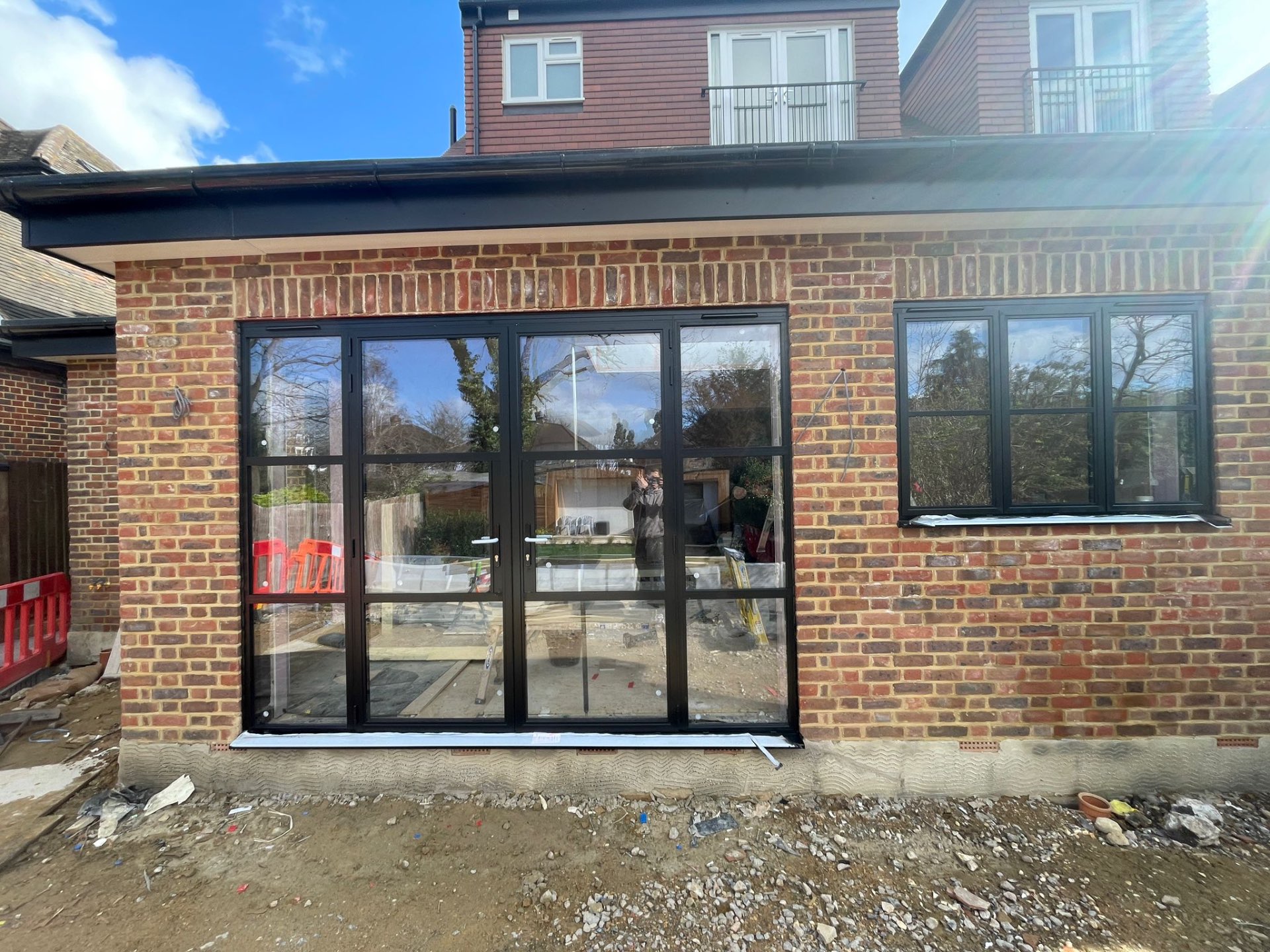 Steel-Look French Doors and Window Set, installed in North West, June 2026