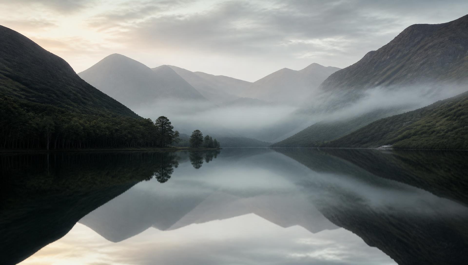 An exceptional Lake District home set within the fells at first light