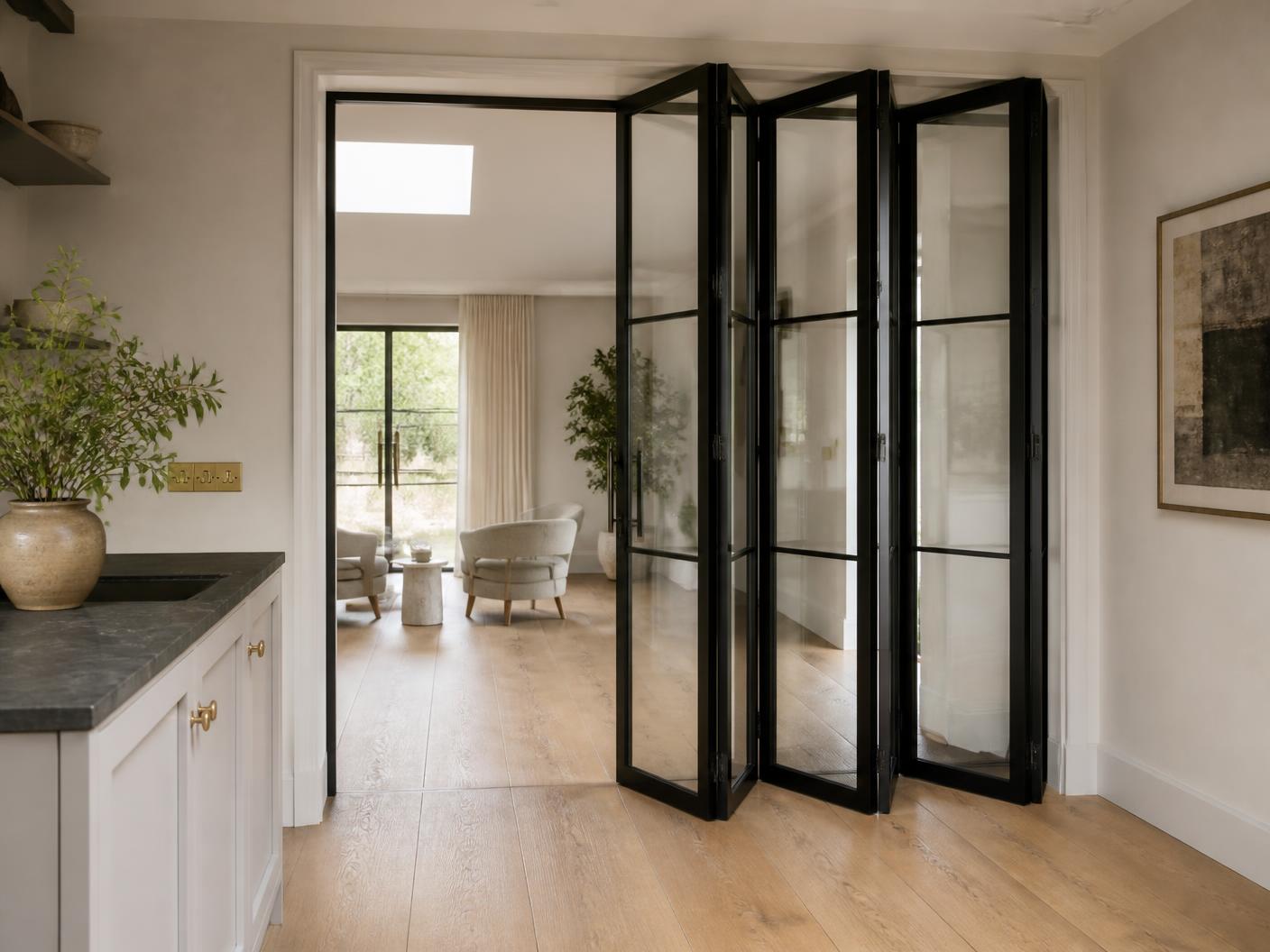 Internal Steel Bifold Doors