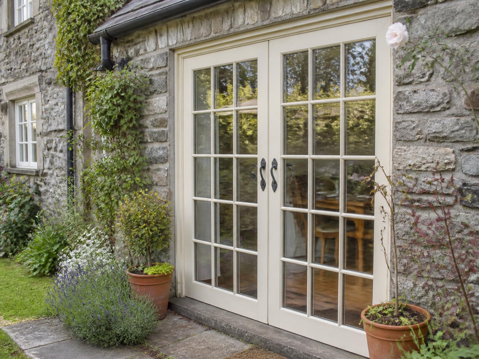 Timber Look French Doors